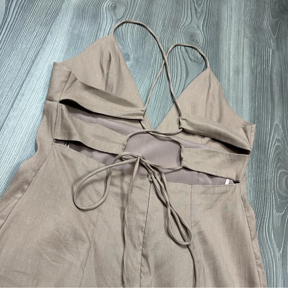 Zara Tan Midi Dress - Picture 4 of 4